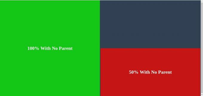 CSS-Elementhöhe 100% kein Elternteil
