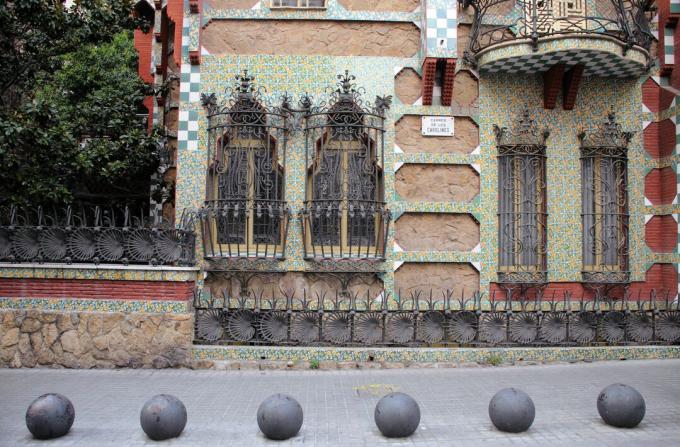 Casa Vicens von Antoni Gaudí in Barcelona, ​​Spanien