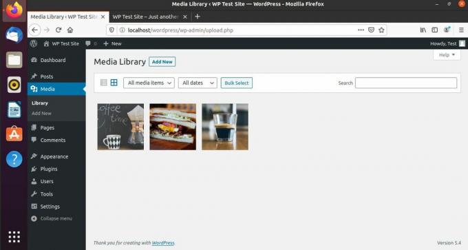 Blog-Bildbibliothek auf WordPress