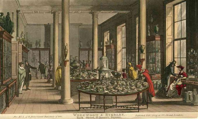 Wedgwood und Bryerly Showroom, London 1809