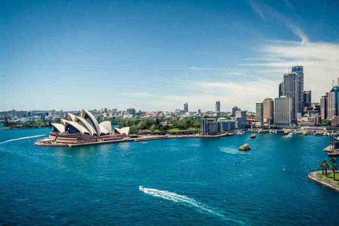 Ansicht von Sydney Harbour, Australien