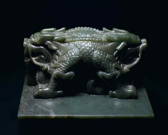 Khotan Jade aus der Qing-Dynastie, China (1644–1912)