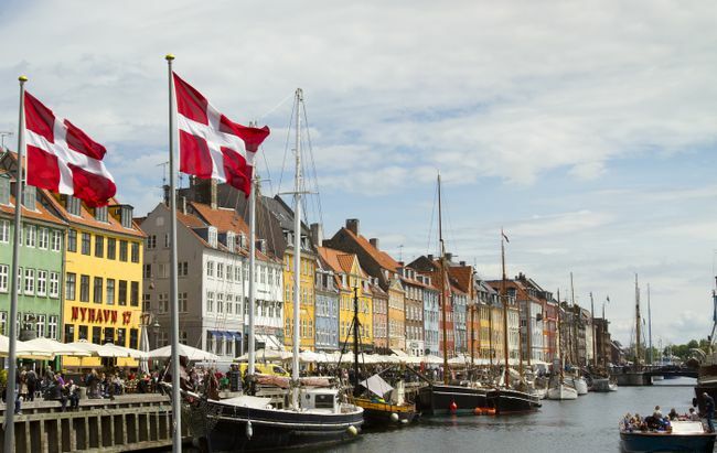 Hafen von Nyhavn in Kopenhagen