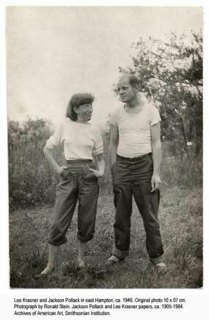 Foto Lee Krasner und Jackson Pollack