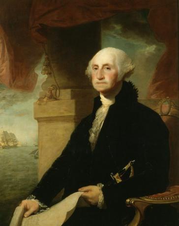 Präsident George Washington, gemalt im Jahr 1794.