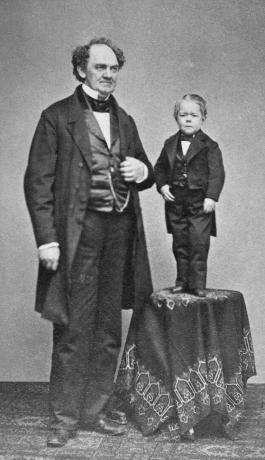 PT Barnum und C. Stratton