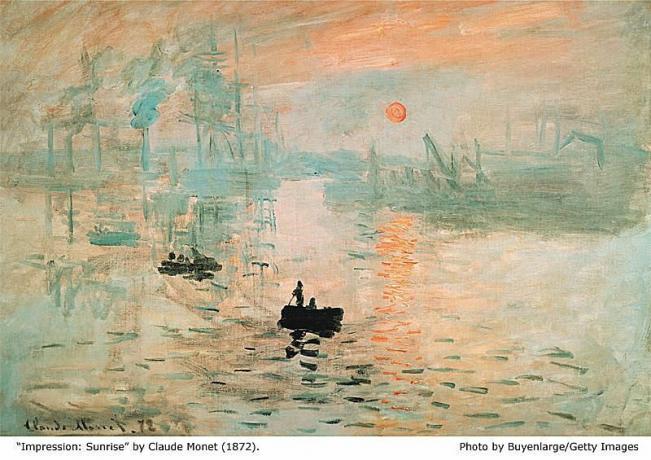 Sonnenaufgang - Monet (1872)