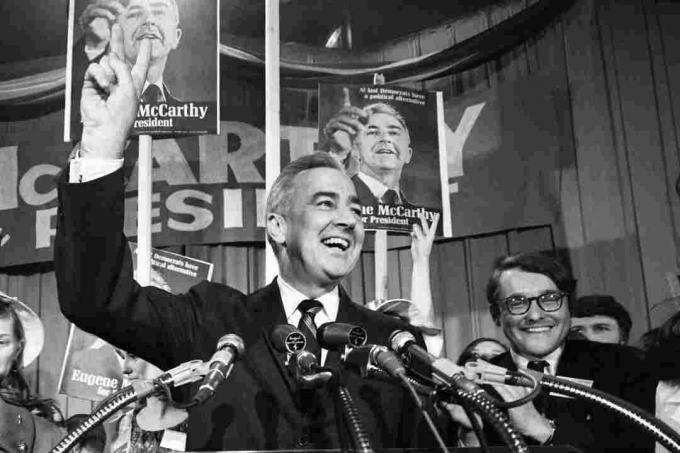 Eugene McCarthy im Jahr 1968