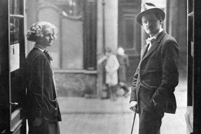 Foto von James Joyce in Paris