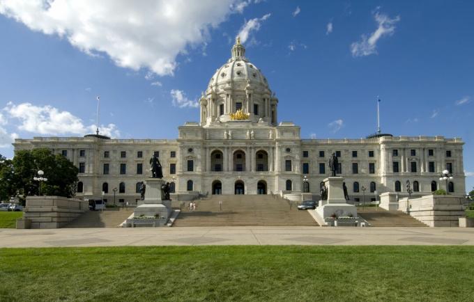 Von Cass Gilbert entworfenes Minnesota State Capitol, St. Paul, Minnesota