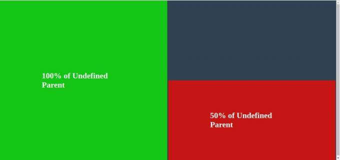 CSS-Element mit 100 % Höhe und undefinierter Elternhöhe