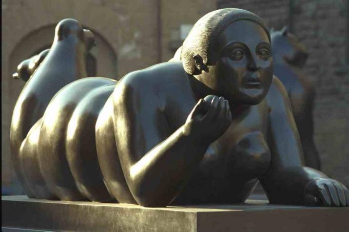 DER KOLUMBISCHE SKULPTOR FERNANDO BOTERO IN FLORENZ