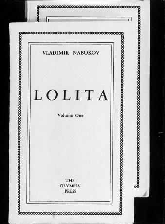 Cover der französischen Ausgabe von Lolita verboten
