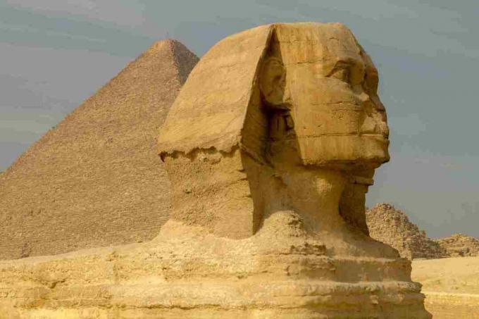 Die Sphinx - Ort der ersten archäologischen Ausgrabung