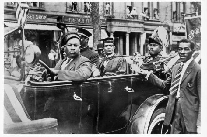 Marcus Garvey In Harlem