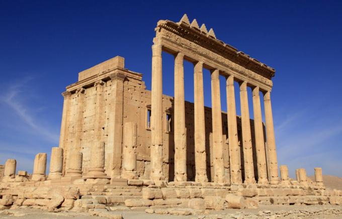 Tempel des Baal (Tempel des Bel) in der antiken römischen Stadt Palmyra in Syrien