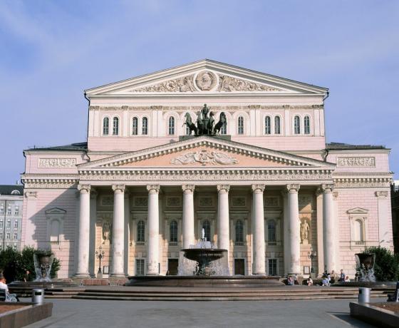 Neoklassisches Bolschoi-Theater in Moskau, Russland
