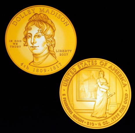 US-Münzanstalt veröffentlicht Dolly Madison Gold Coin