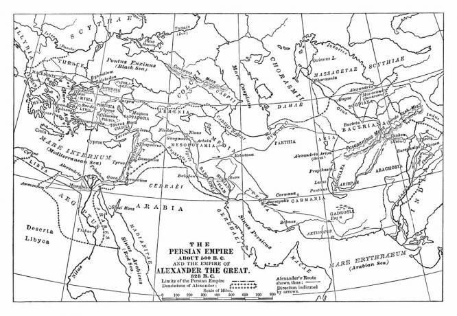Karte des Persischen Reiches