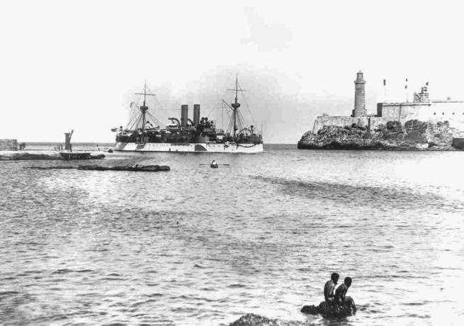 USS Maine in Havanna