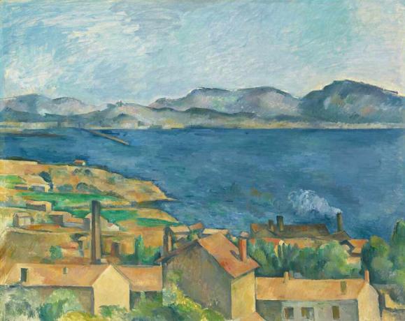 Cezanne Bucht von Marseille