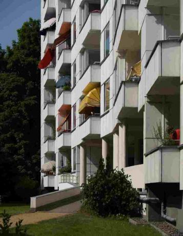 Foto des zeitgenössischen deutschen Wohnhauses von 1957 von Alvar Aalto.