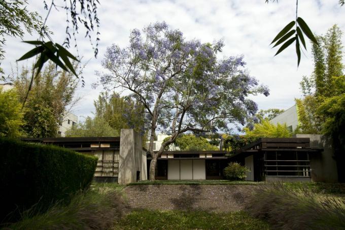 Das Schindler-Haus von 1922 in Los Angeles, Kalifornien