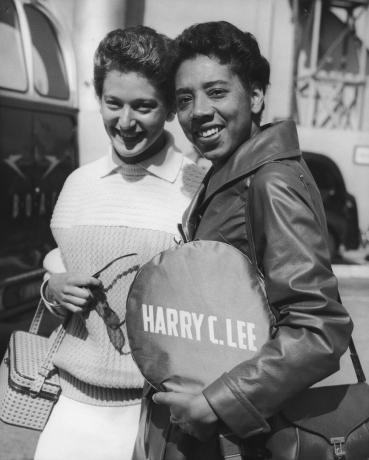 Althea Gibson und Angela Buxton