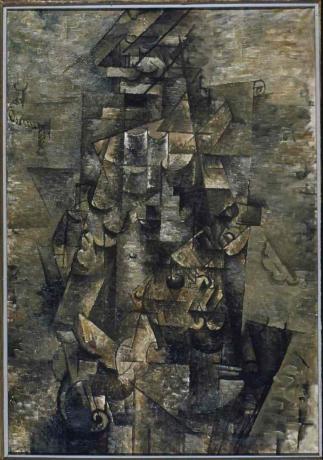 George Braque Mann mit einer Gitarre