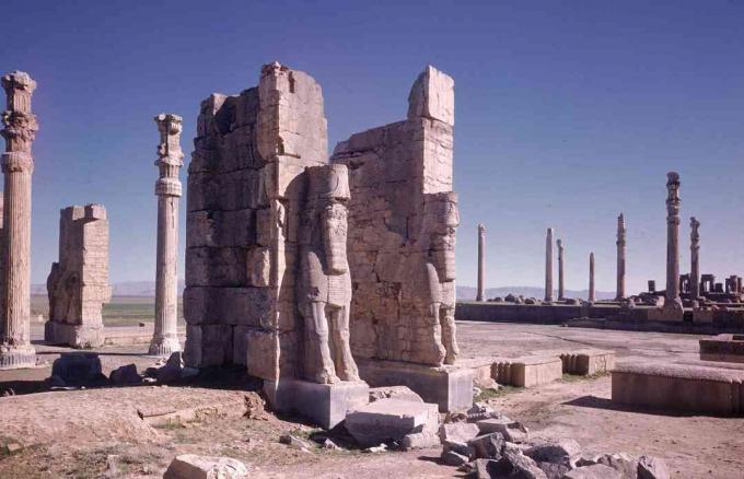 Tor aller Länder in Xerxes 'Stadt Persepolis