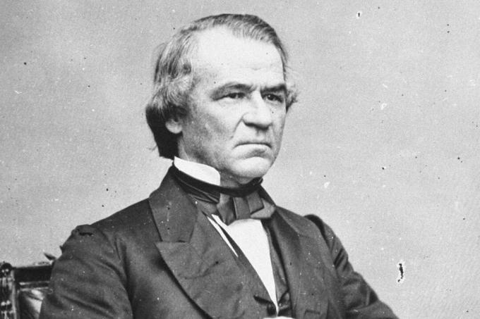 Präsident Andrew Johnson, der 17. Präsident