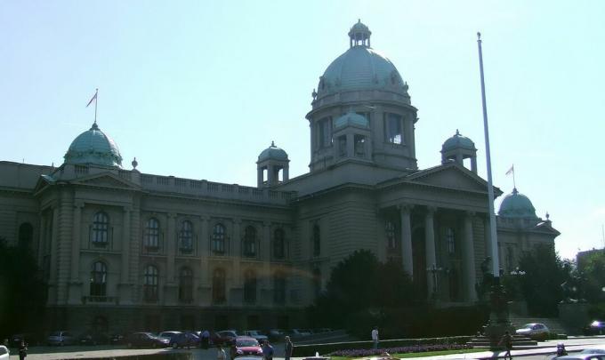 Belgrader Parlament in Belgrad, Serbien