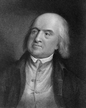Jeremy Bentham (1748-1832), englischer Jurist und Philosoph. Einer der Hauptvertreter des Utilitarismus.