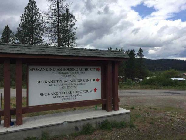 Spokane Indianerreservat in Wellpinit, Washington