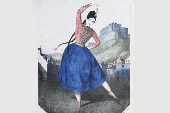 Fannie Elssler und ihr Cracovienne Dance, Musikcover, 1850