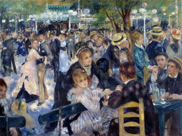 Tanz im 'Le Moulin de la Galette' - von Auguste Renoir