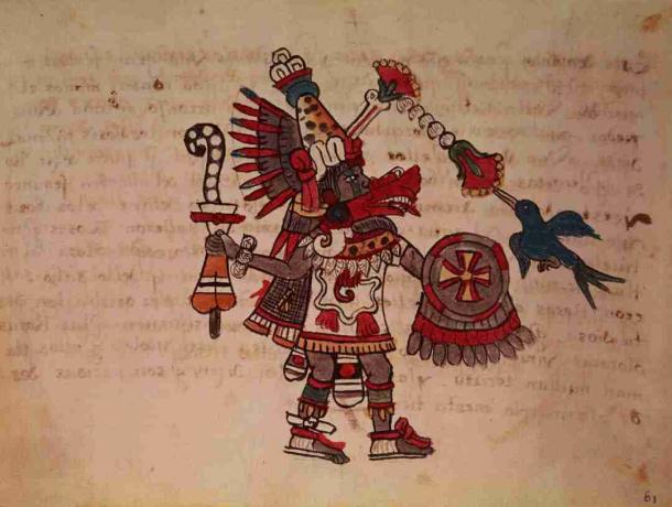 Quetzalcoatl im Codex Borbonicus