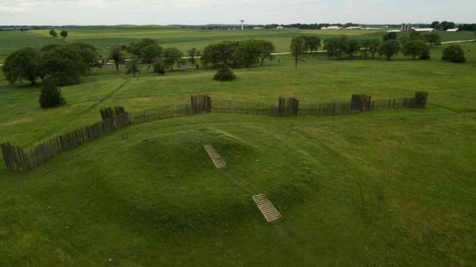 Palisaded Mound Group in Aztalan, Wisconsin