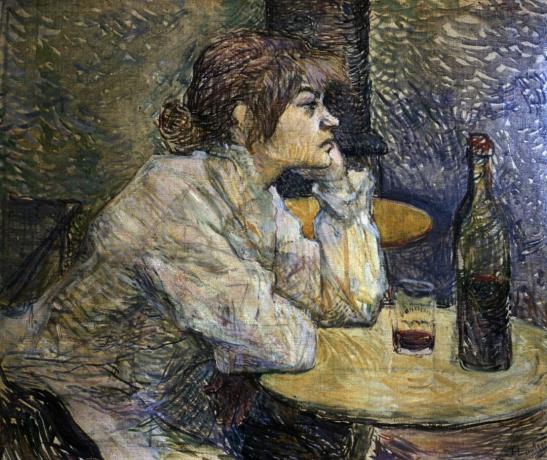 Der Kater von Henri de Toulouse-Lautrec