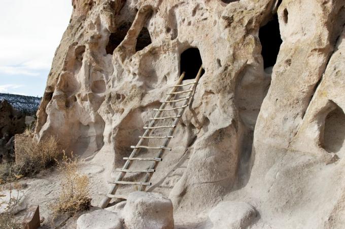 Höhlenwohnungen in New Mexico