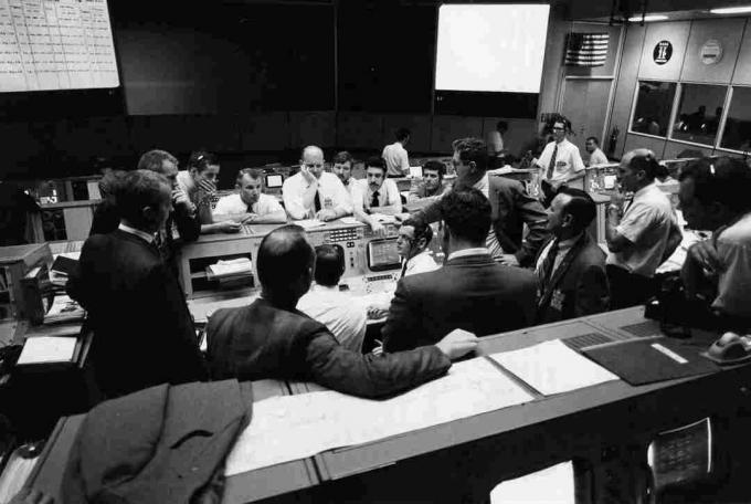 Apollo 13 Missionskontrolle in Houston