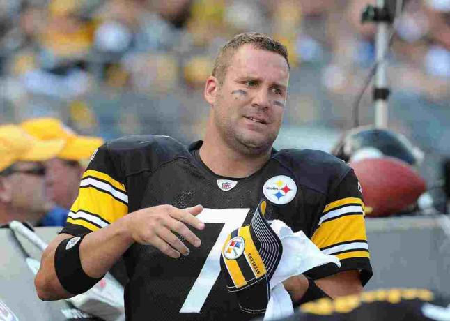 Ben Roethlisberger in seiner Steelers Uniform