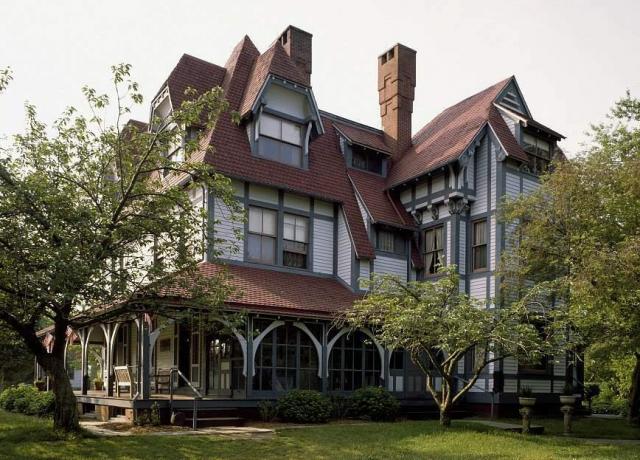 Emlen Physick House, 1878, "Stick Style" des Architekten Frank Furness, Cape May, New Jersey