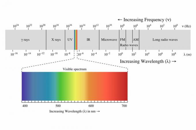 Spektrum des sichtbaren Lichts