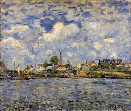 albert sisley seine am point du jour