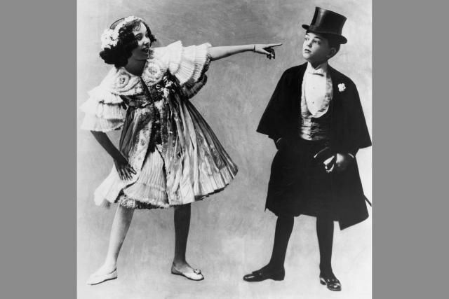 Adele und Fred Astaire, Bruder und Schwester Vaudeville Act, um 1905