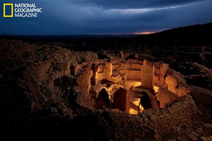 Neolithisches Kultgehege vor der Keramik in Gobekli Tepe