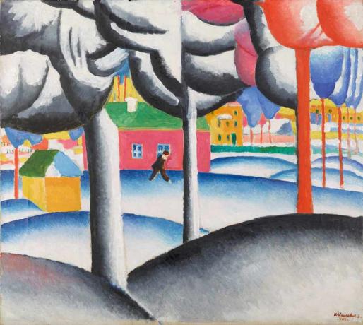 kazimir malevich winterlandschaft