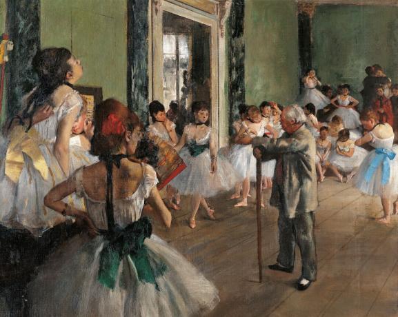 Die Tanzklasse von Edgar Degas