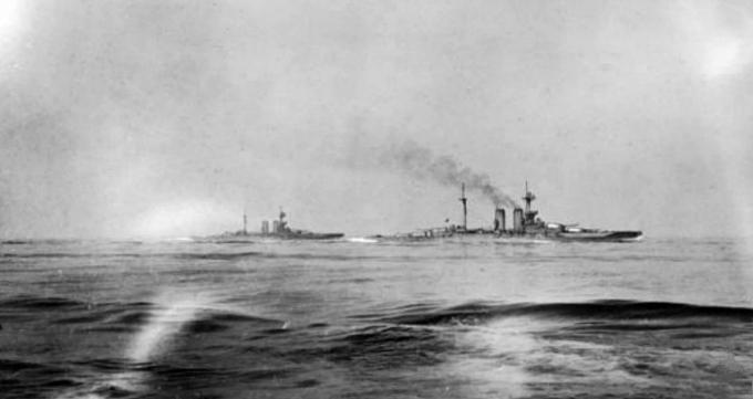 HMS Warspite in Jütland